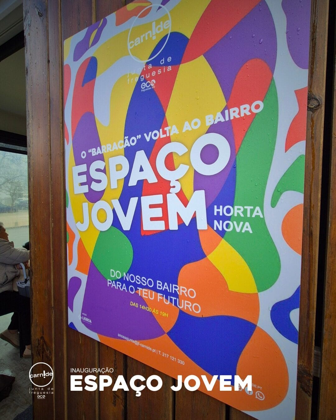 Assim se inaugurou o Espaço Jovem, no Bairro da Horta Nova