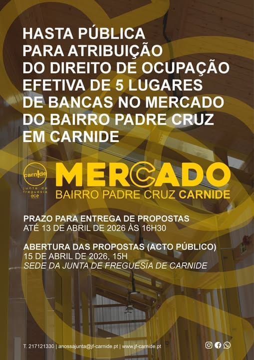 Hasta Pública  | Mercado do Bairro Padre Cruz